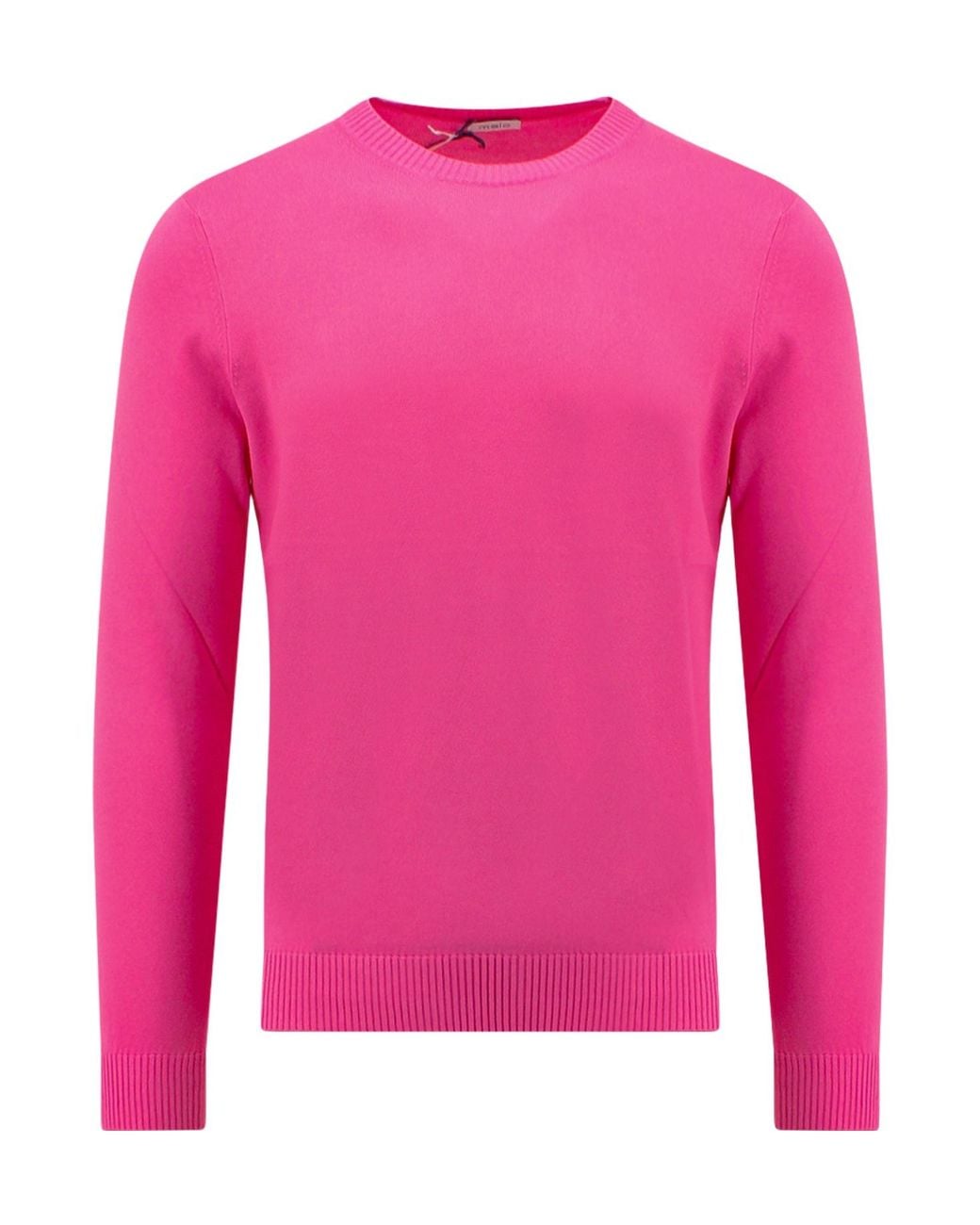 Malo Pink Crew Neck Knitted Sweater for men