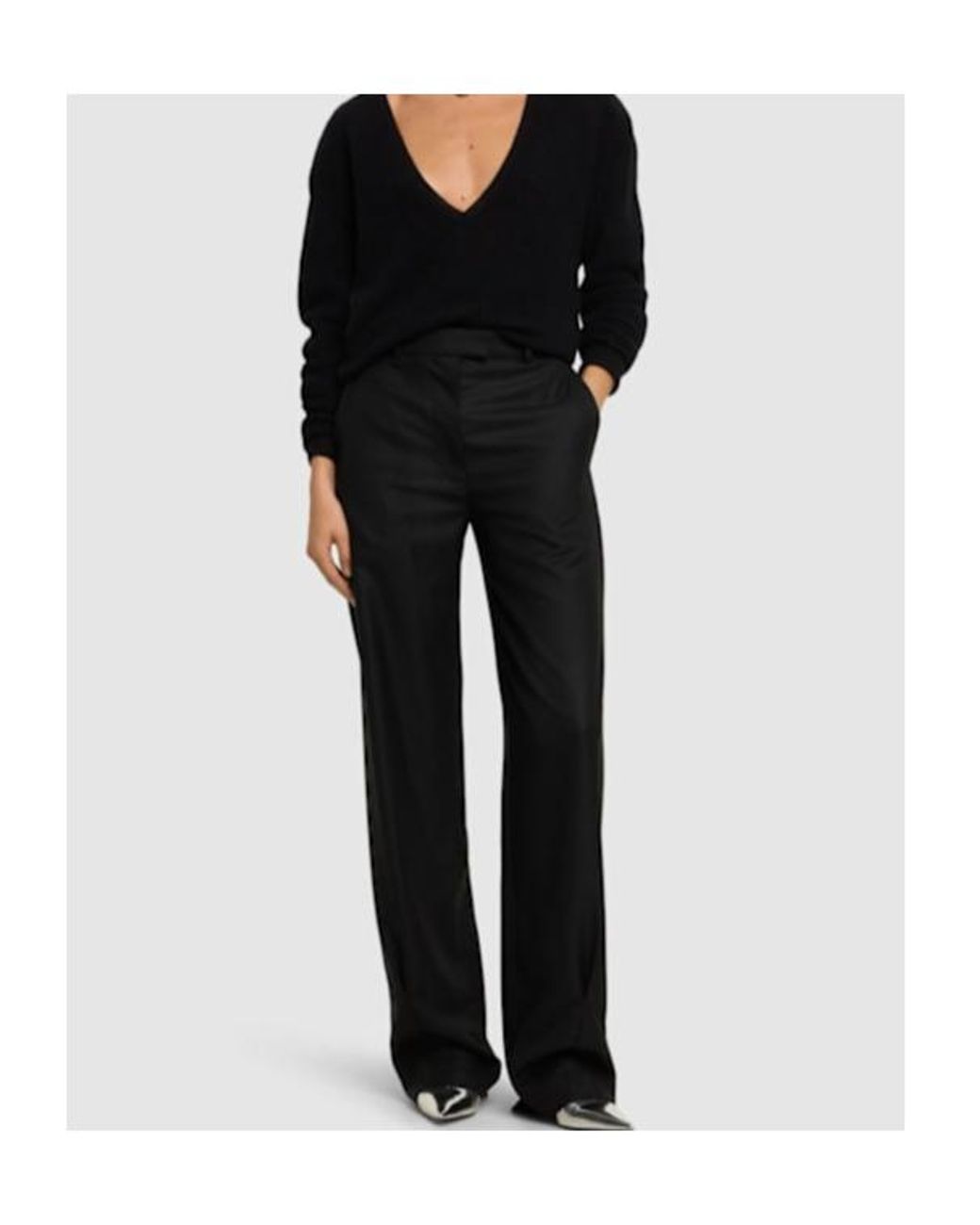 16Arlington Black Belt Loops Slacks