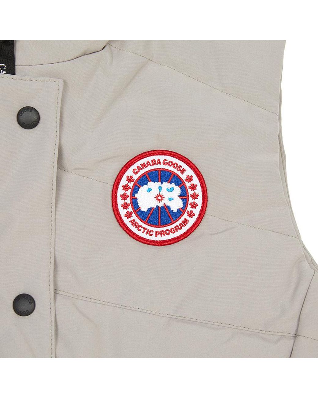 Canada Goose Pink Freestyle Vest Frontal Zip Closure