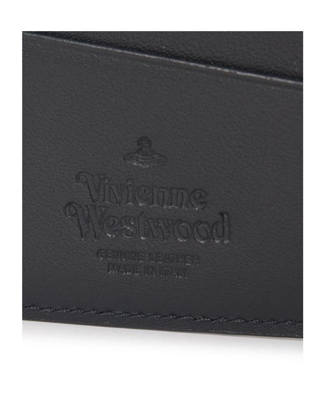 Vivienne Westwood Blue Orb Plaque Bi-Fold Wallet for men