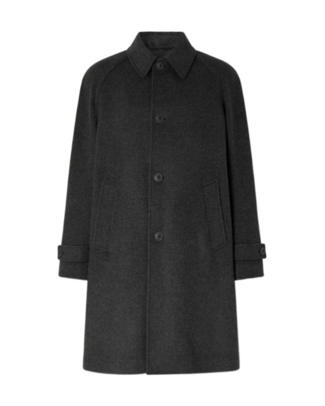 Herno Black Long-Sleeved Coat for men