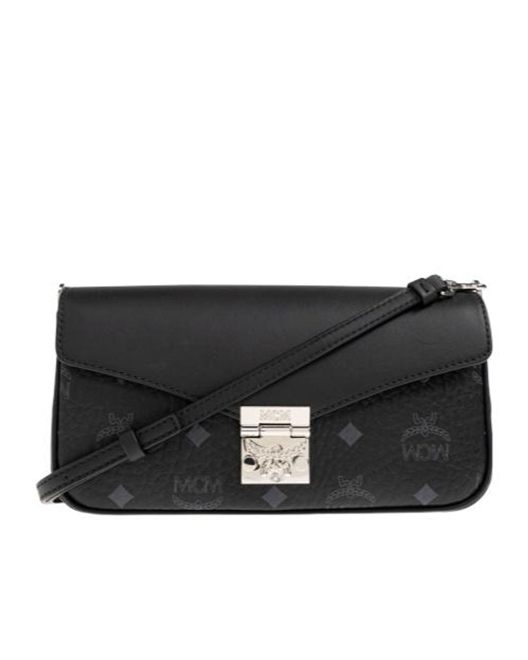 MCM Black Tracy Crossbody Bag