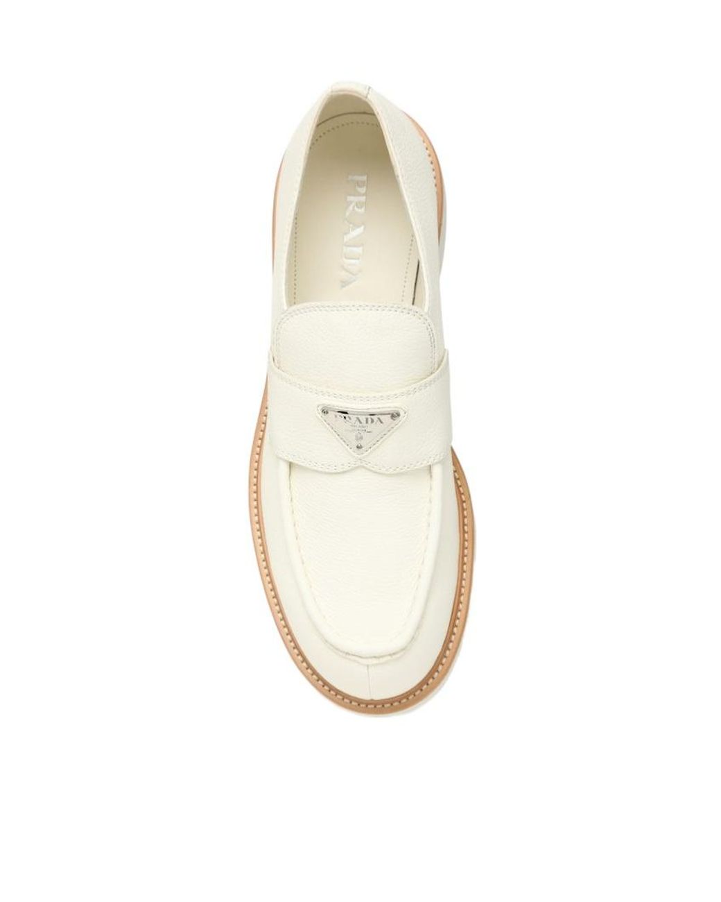 Prada Natural Round-Headed Love Shoes for men