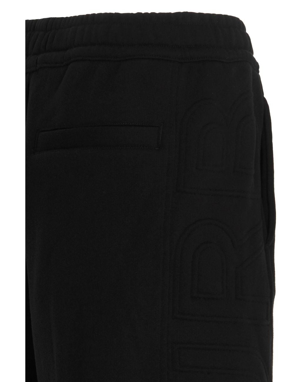 Burberry Black Elasticated Waist Track Shorts for men