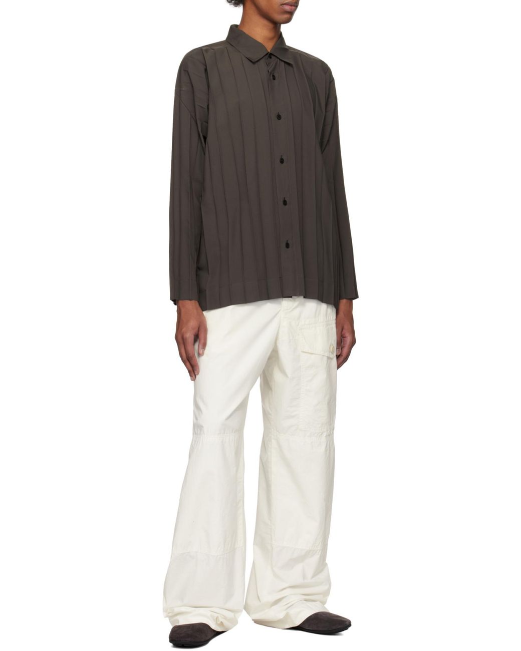 Homme Plissé Issey Miyake Multicolor Edge Shirt for men