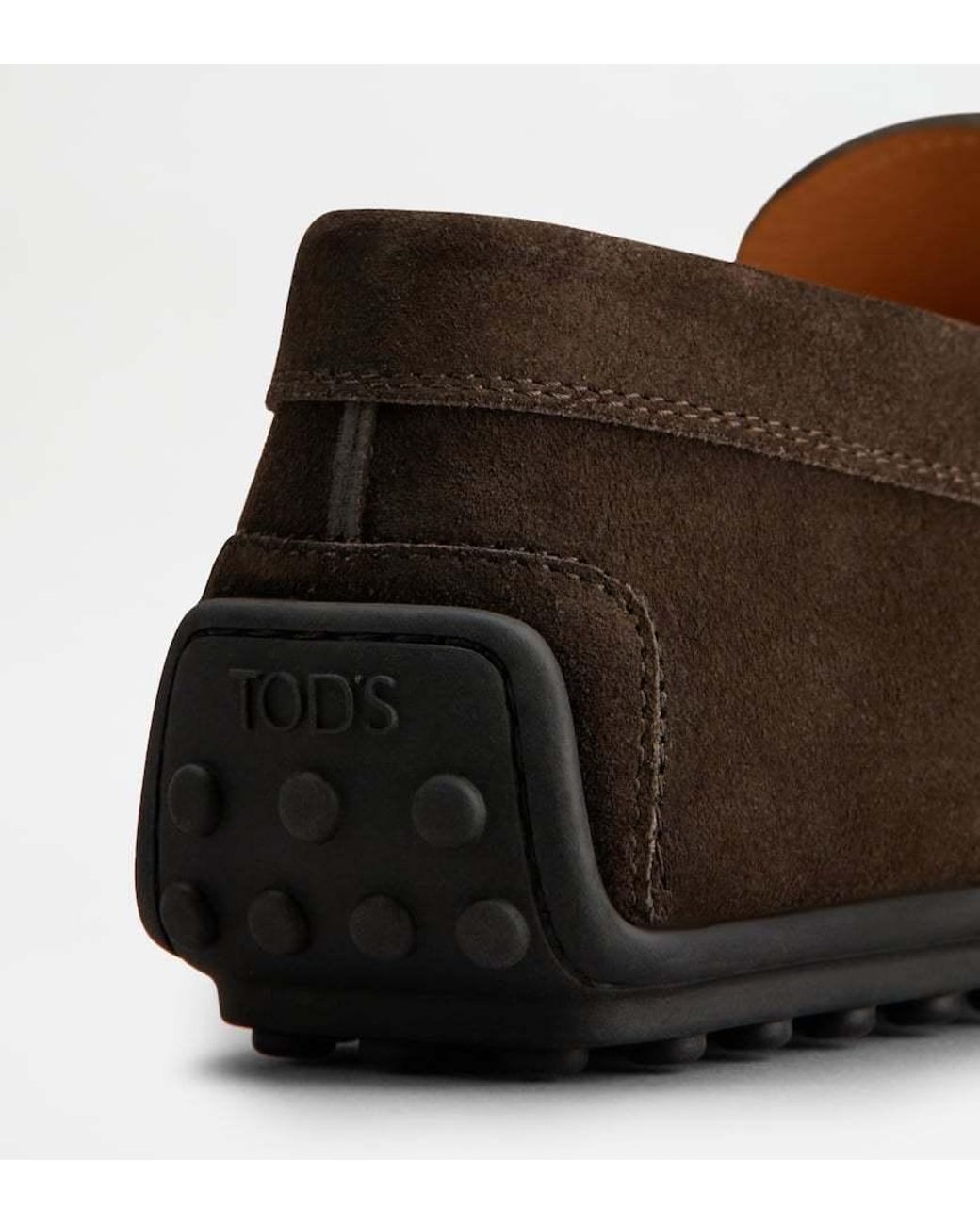 Tod's Brown City Gommino Driving Shoes for men