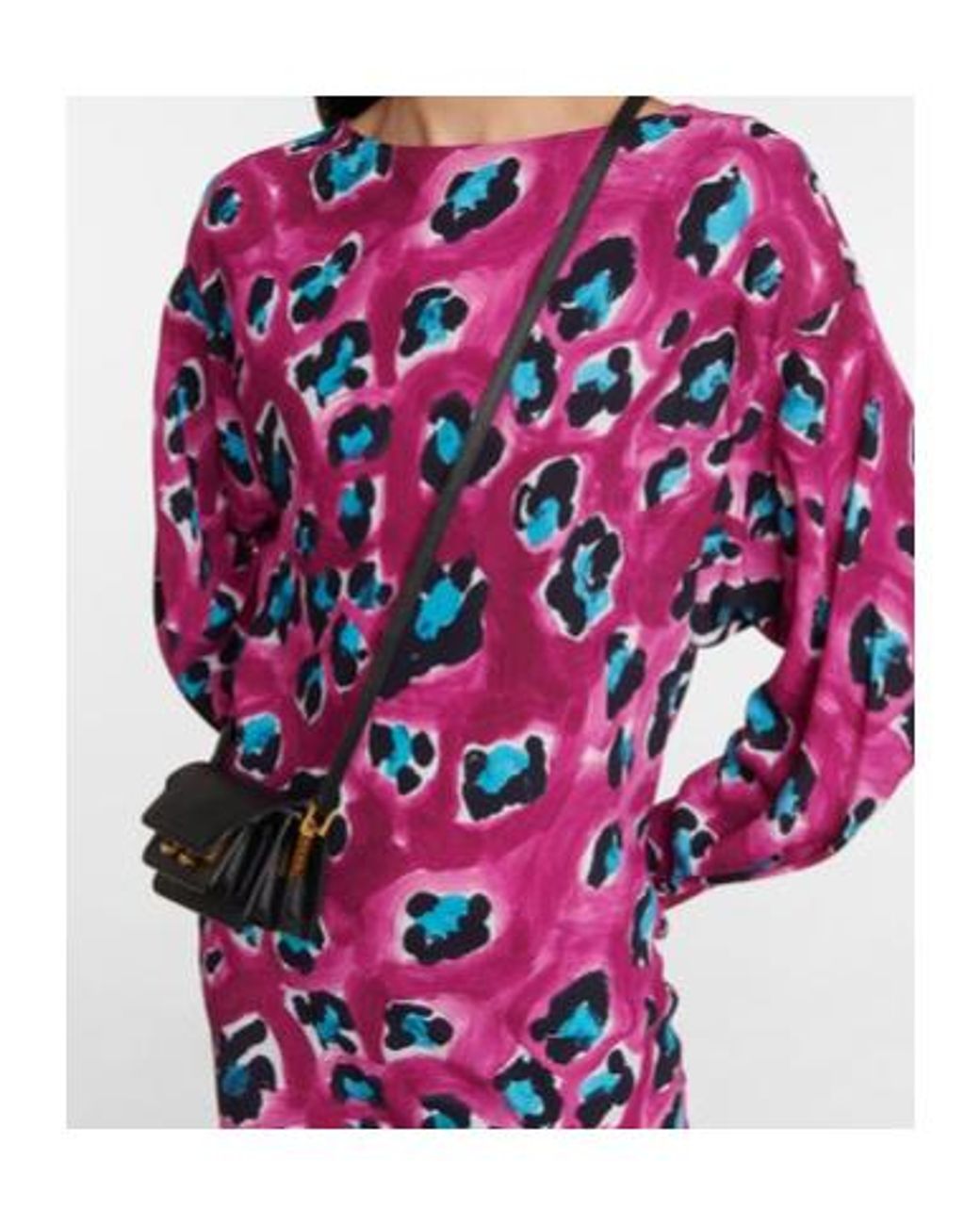 Marni Purple Printed Maxi Dress