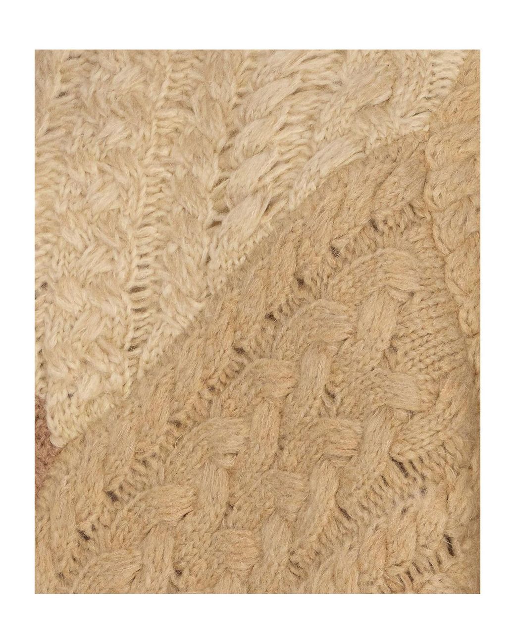 Isabel Marant Natural Isabel Marant Étoile Patchwork Cable-Knit Jumper