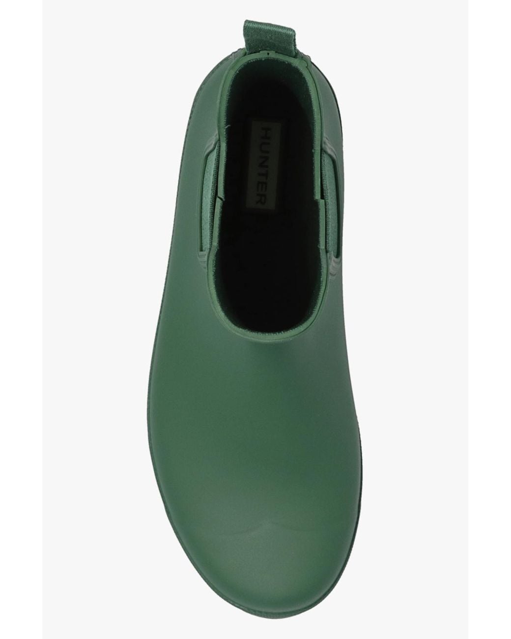 Hunter Green Original Chelsea Rain Ankle Boots