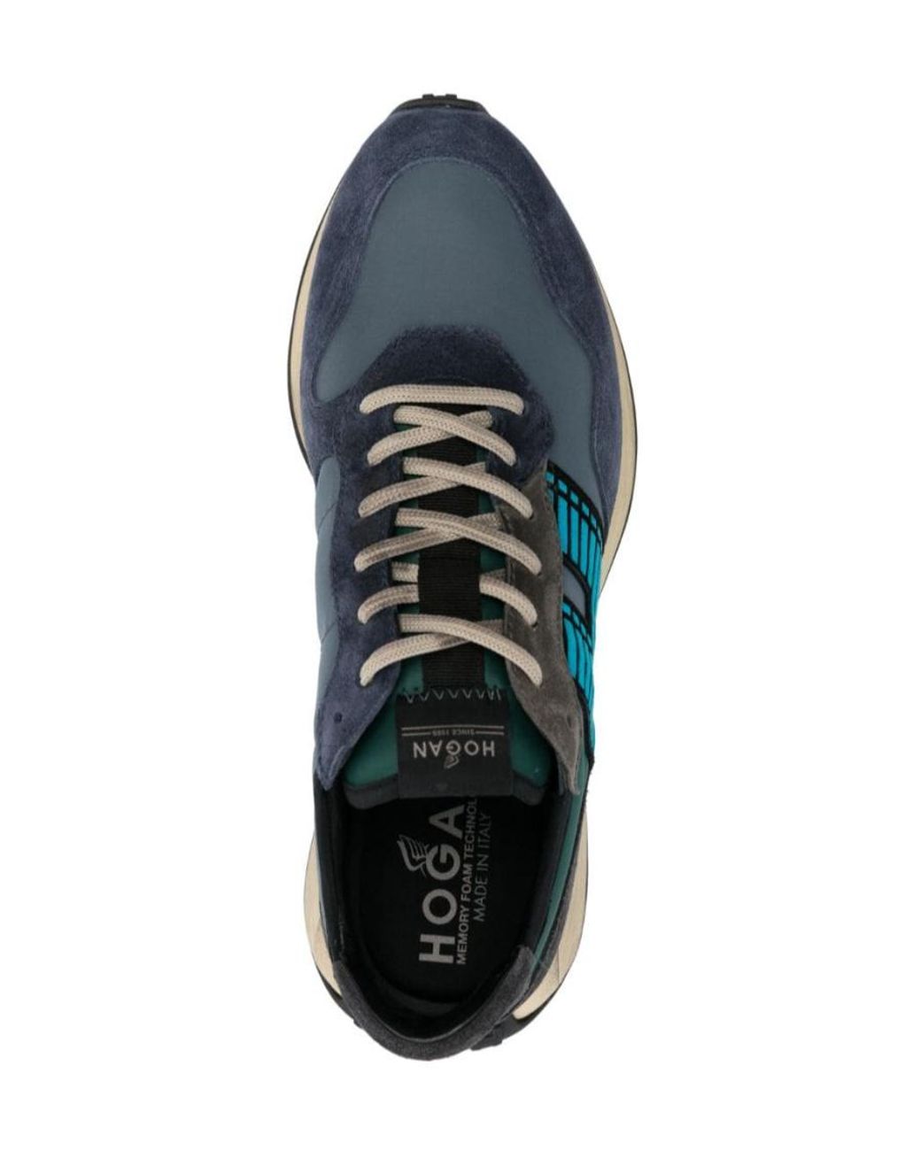 Hogan Blue H601 Lace-Up Sneakers for men