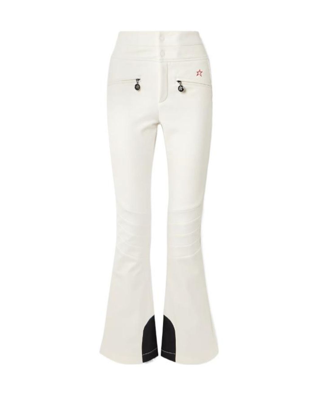 Perfect Moment White Embroidered Bootcut Ski Pants
