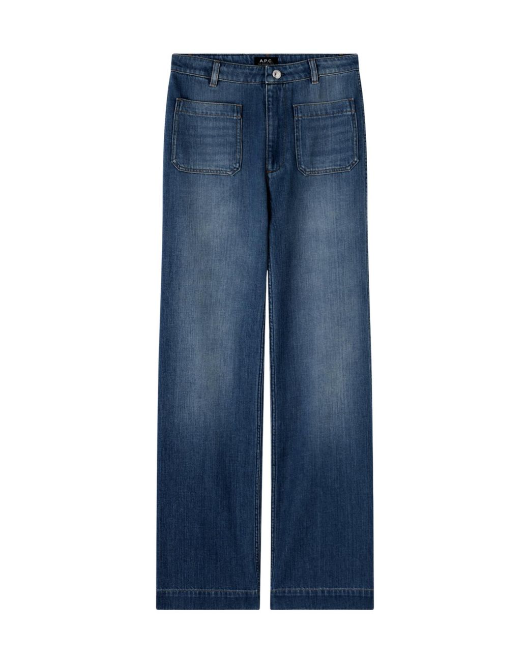 A.P.C. Blue Victoria Straight-Leg Jeans