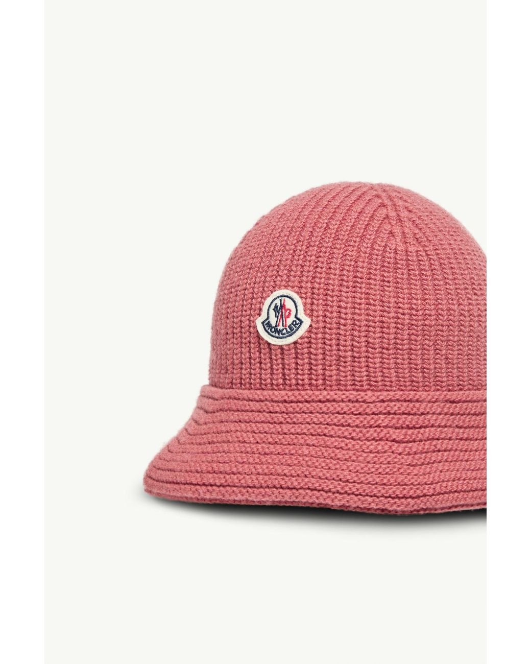 Moncler Pink Wool Hat