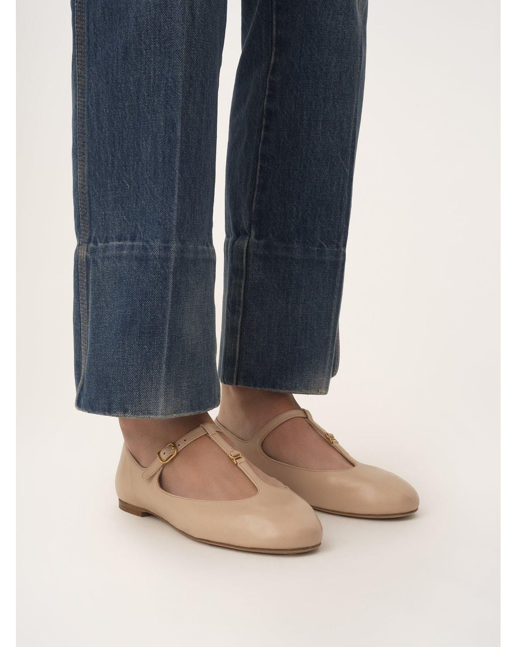 Chloé Pink Chloé Marcie Ballet Flats