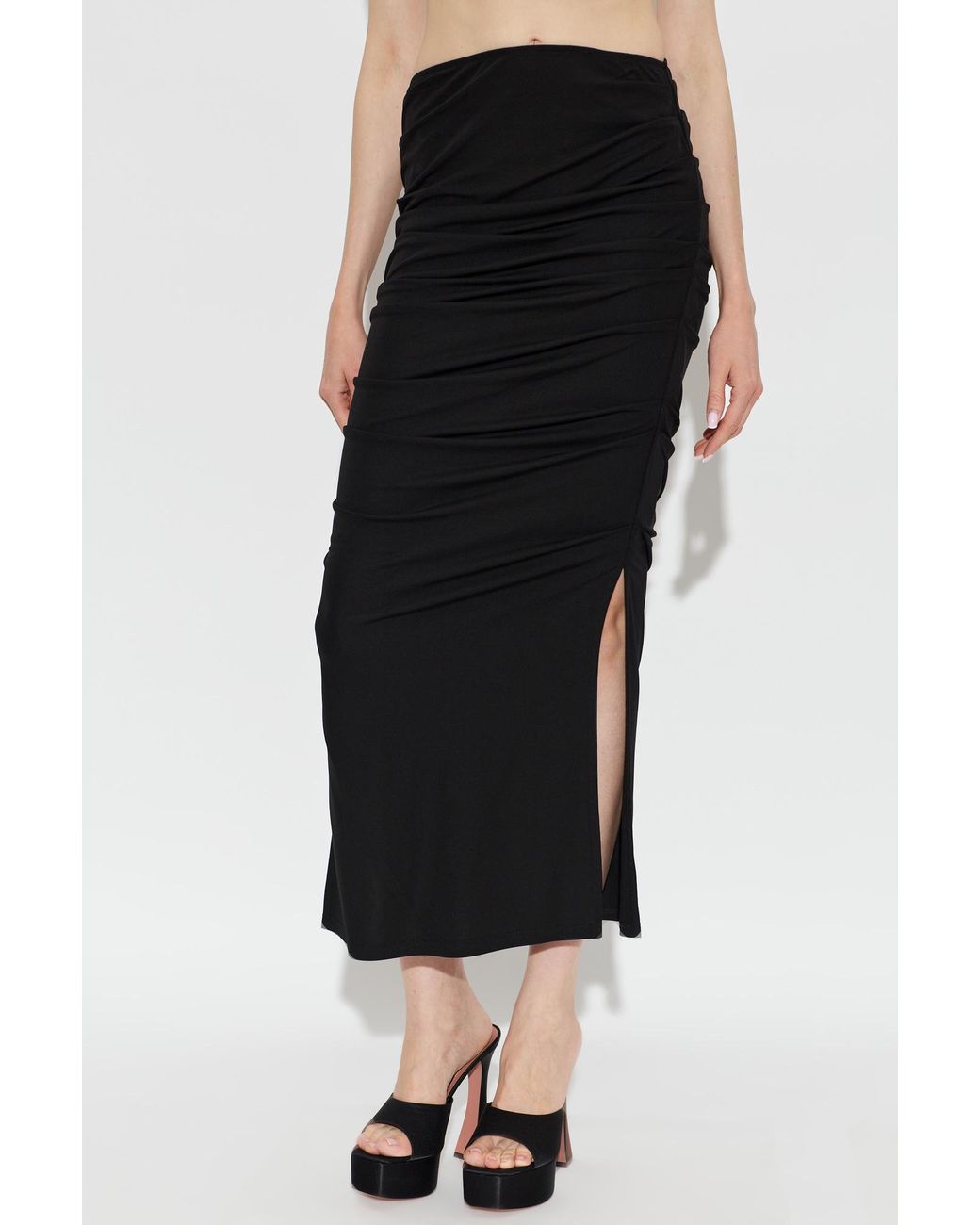 Cult Gaia Black Dany Knit Skirt
