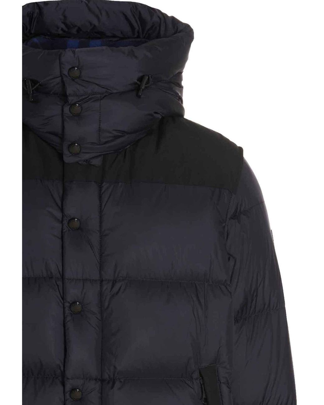 Burberry Blue Convertible Padded Jacket for men