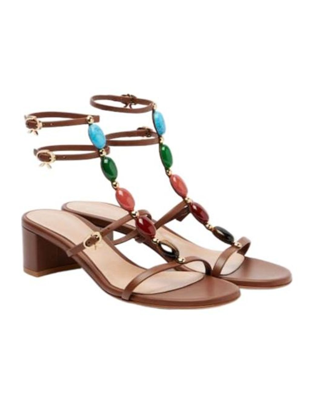 Gianvito Rossi Pink Open-Toe High-Heeled Sandals