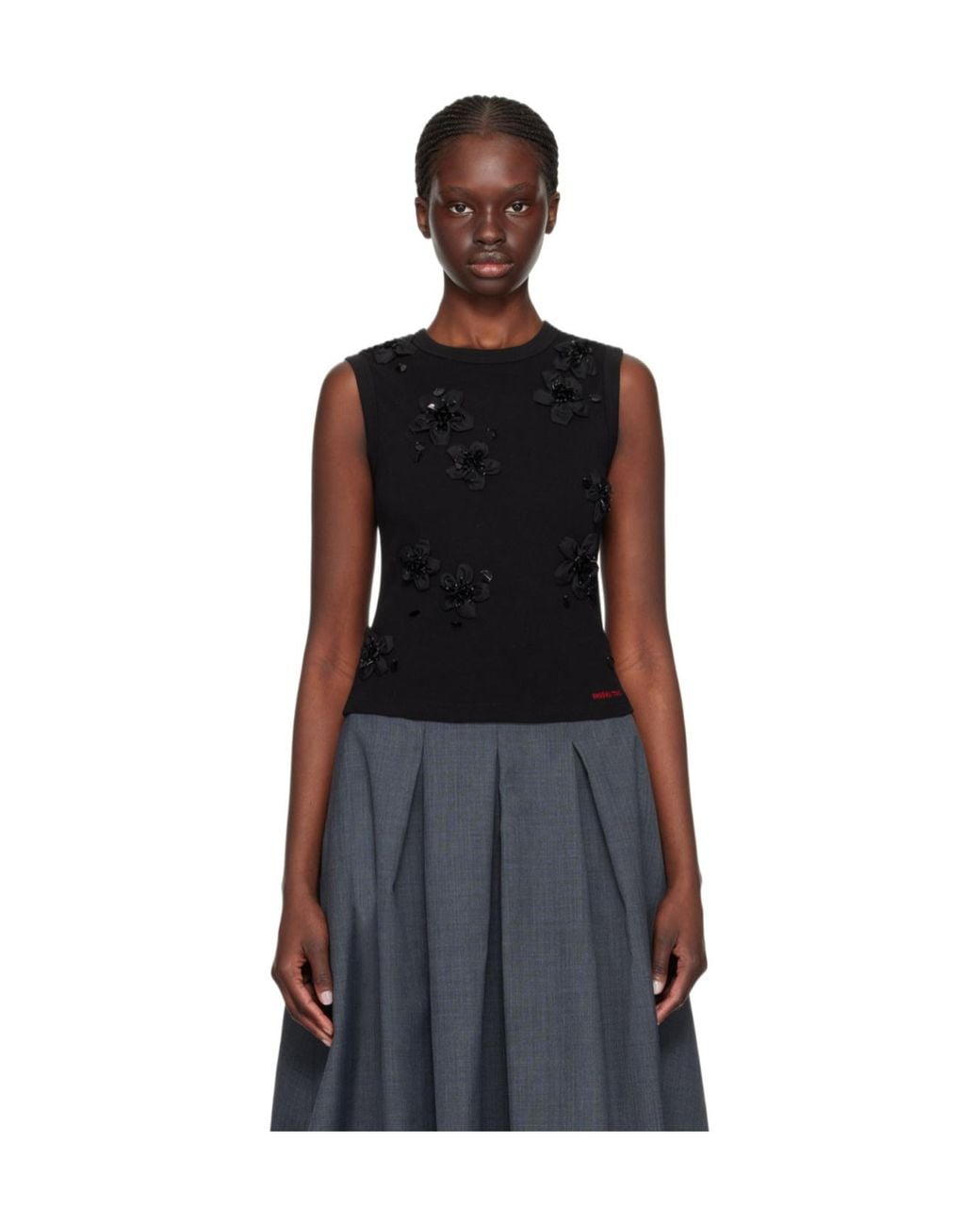 ShuShu/Tong Black Sleeveless Vest