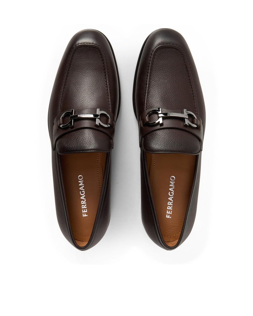 Ferragamo Black Grained Loafer for men
