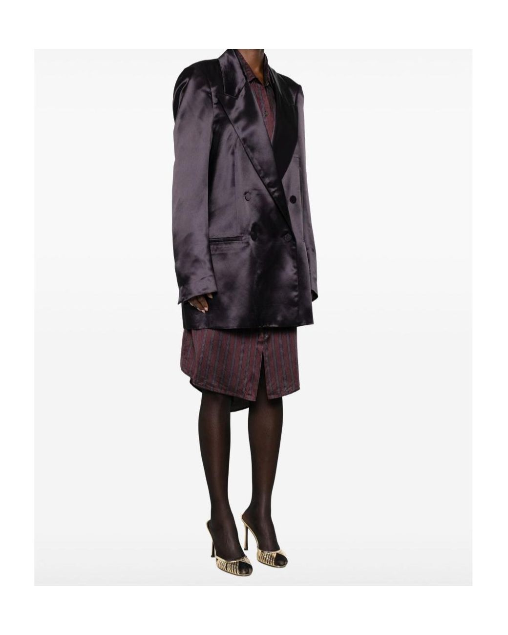 Dries Van Noten Blue Long-Sleeved Blazer