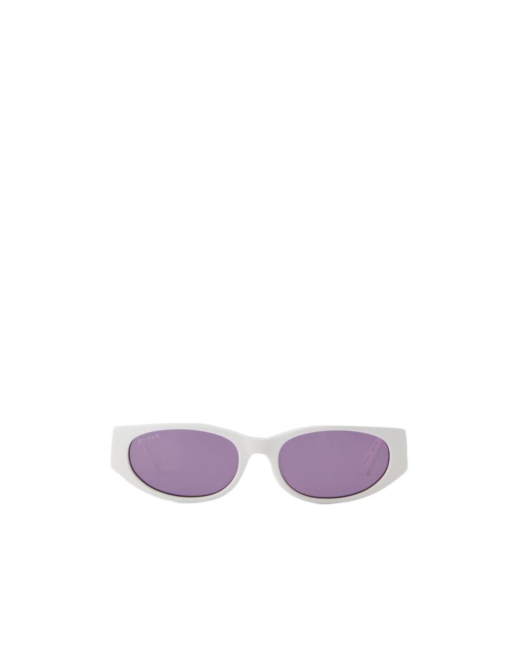 By Far Purple Logo Sunglasses