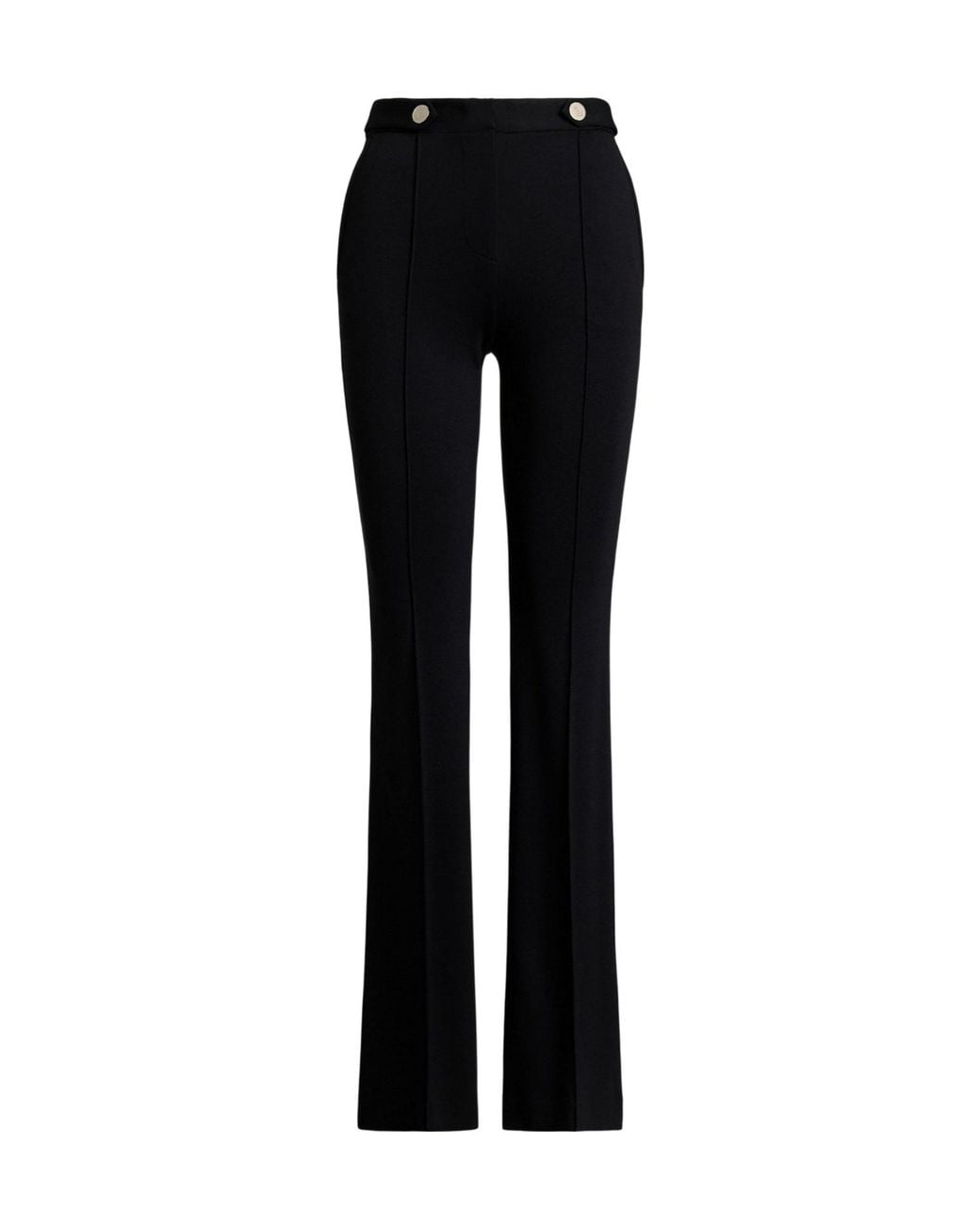 Ralph Lauren Black Highwaisted Flared Trousers