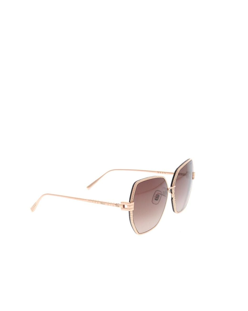 Chopard Pink Eyewear Butterfly Frame Sunglasses