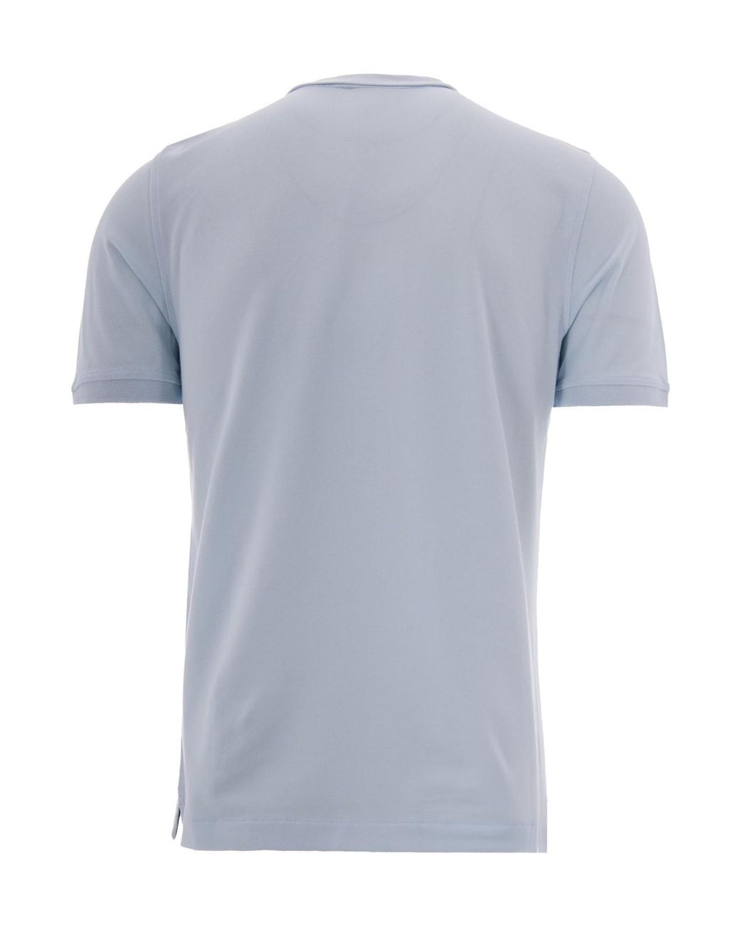 K-Way Blue Logo-Appliqué Polo Shirt for men