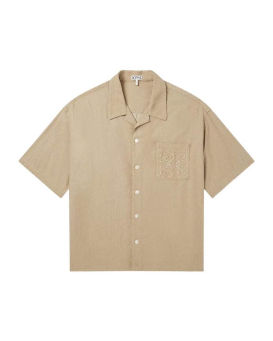 Loewe Natural Short Sleeve Shirt for men