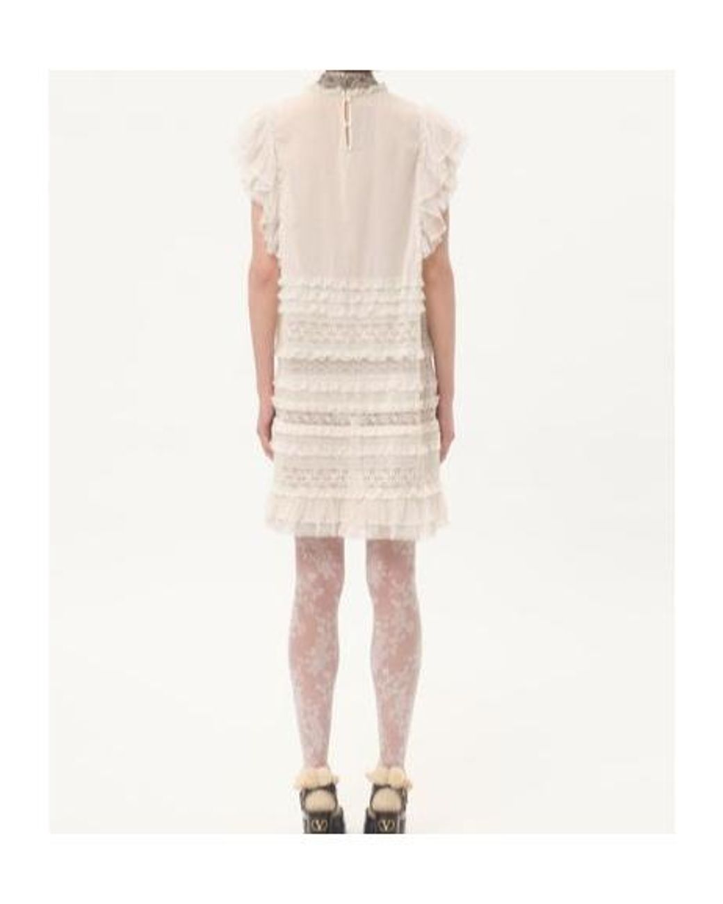 Valentino Natural Short Dress