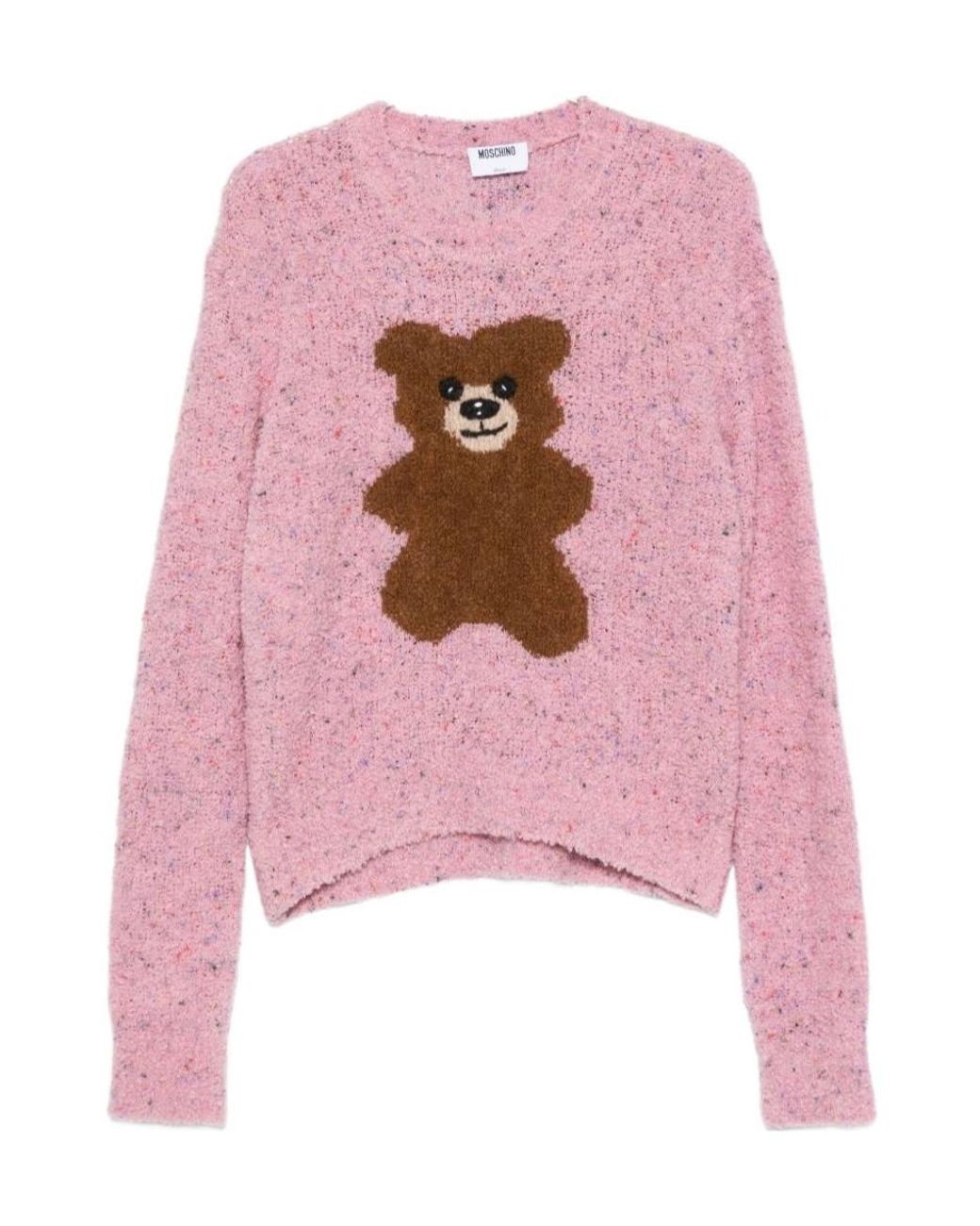 Moschino Pink Long-Sleeved Sweater