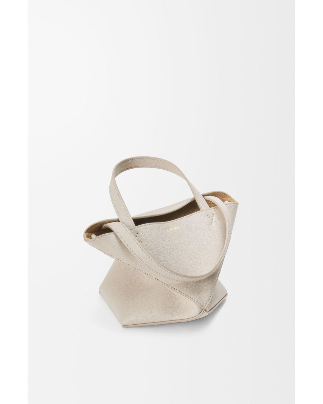 Loewe Natural Mini Puzzle Fold Tote Bag
