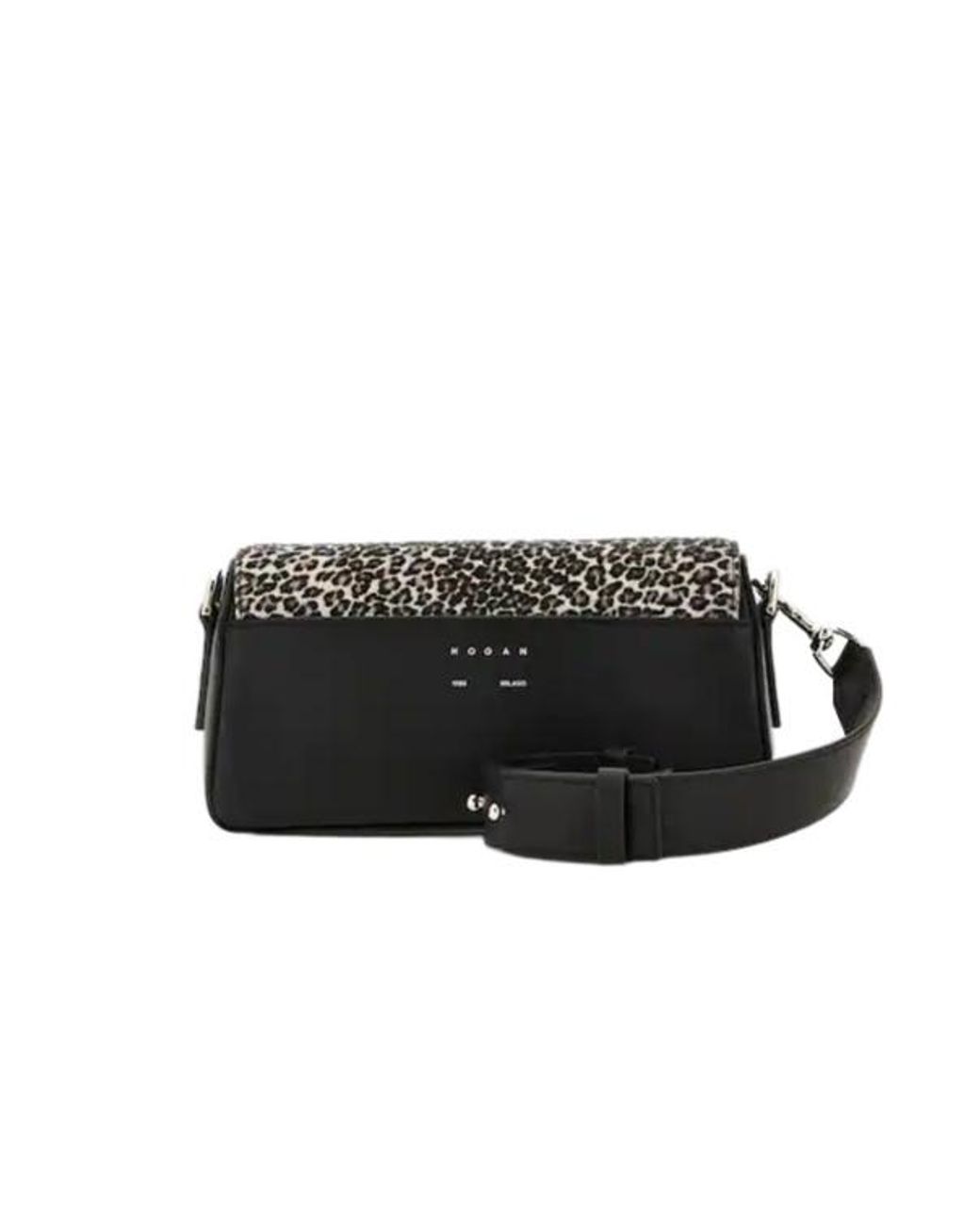 Hogan Gray Micro Pattern Crossbody Bag