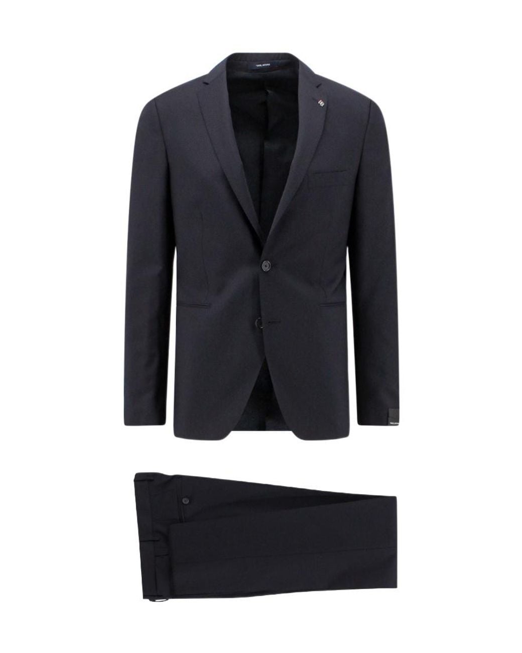 Tagliatore Blue Single-Breasted Two-Piece Suit for men