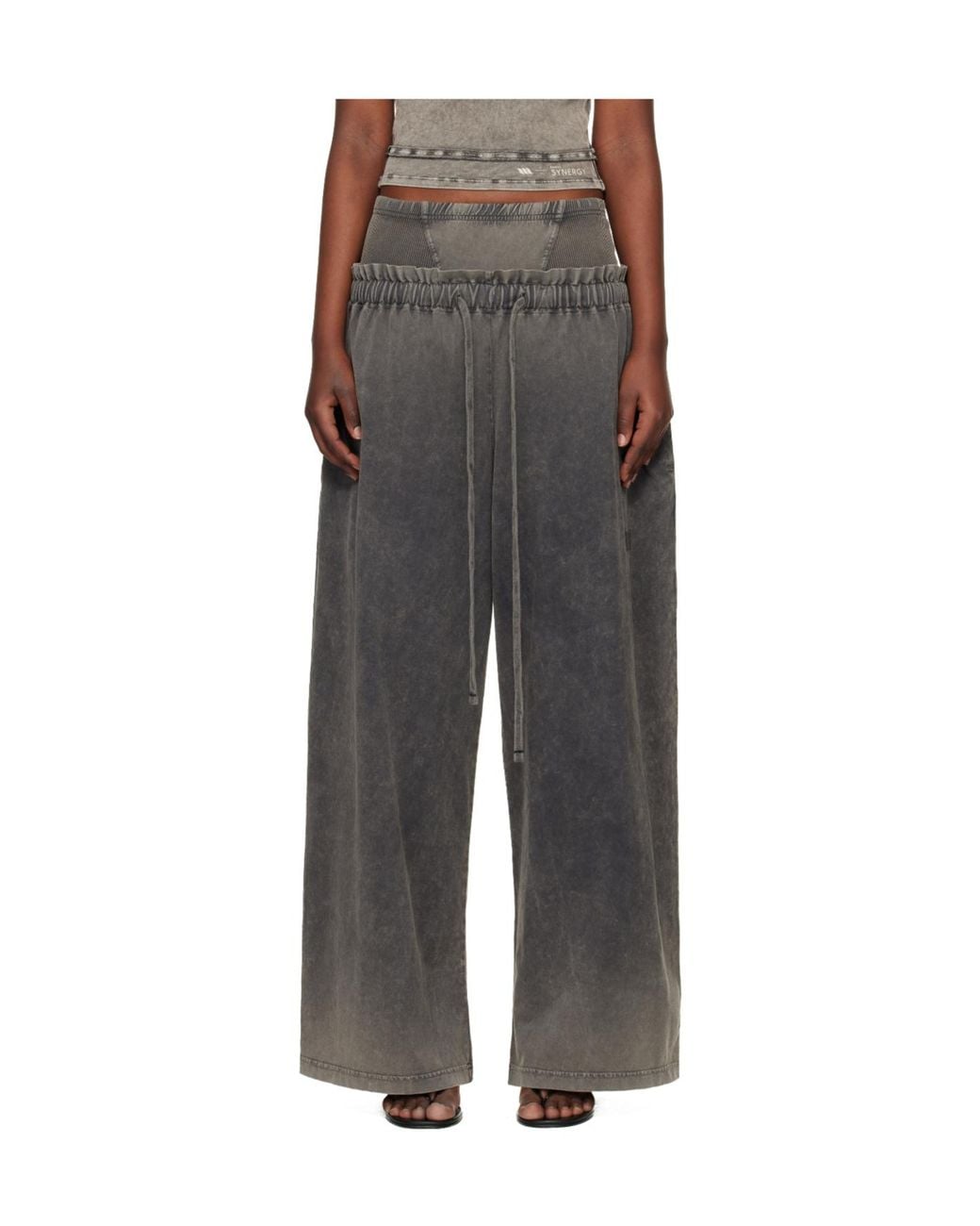 KNWLS Gray Haze Wide-Leg Pants