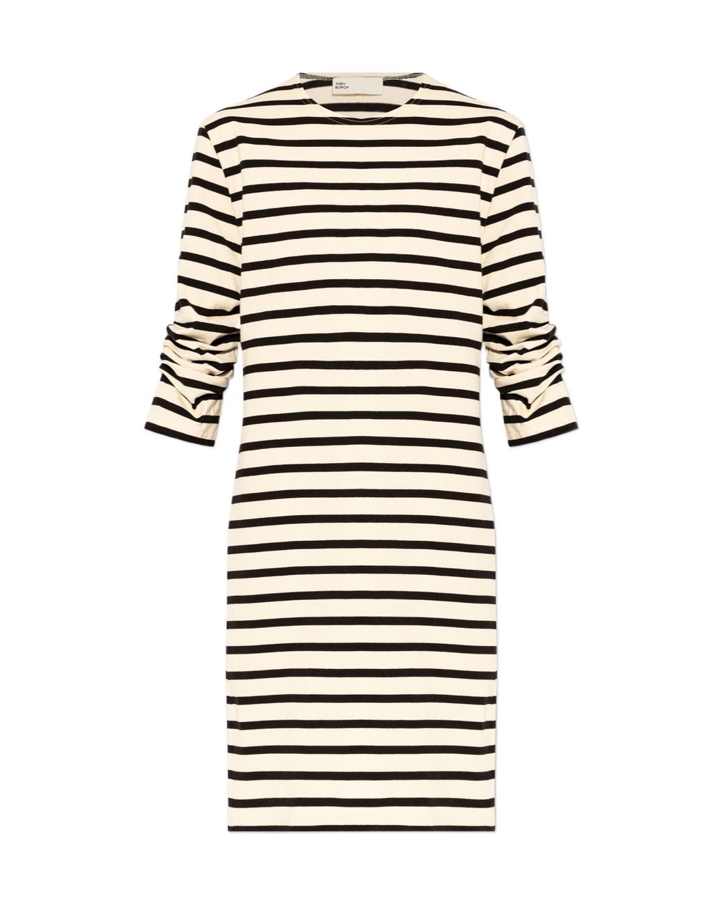 Tory Burch Multicolor Scrunch-Sleeved T-Shirt Dress