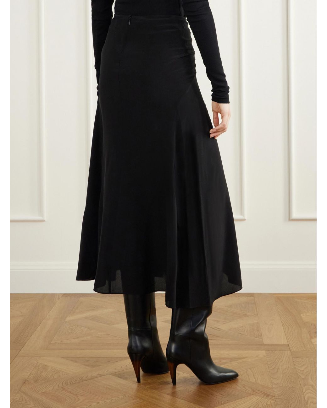 Isabel Marant Black Pleated Skirt
