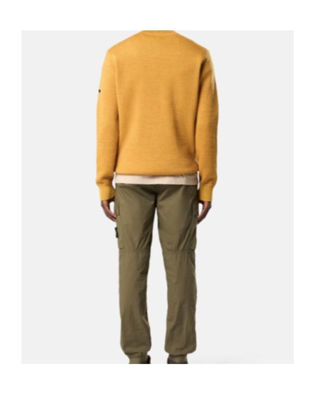Stone Island Green Cotton Trousers for men