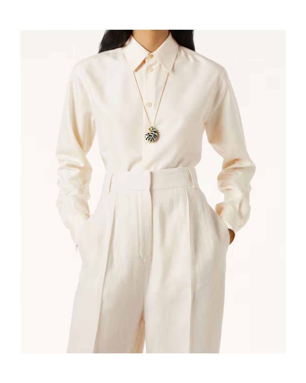 Loro Piana White Thea Shirt