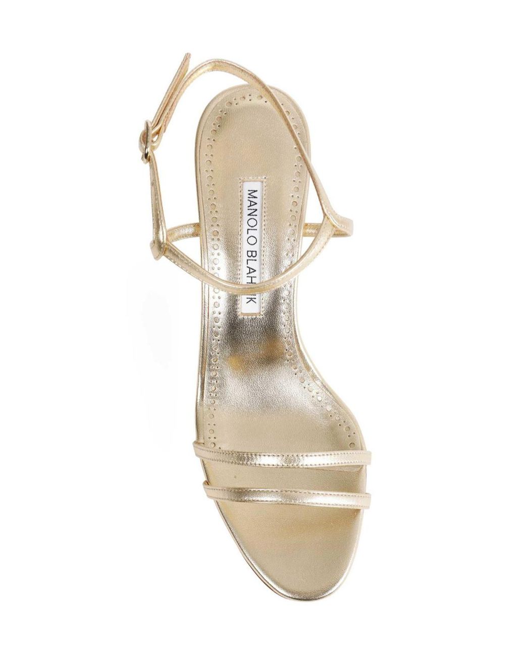 Manolo Blahnik White Chiagalo Sandals