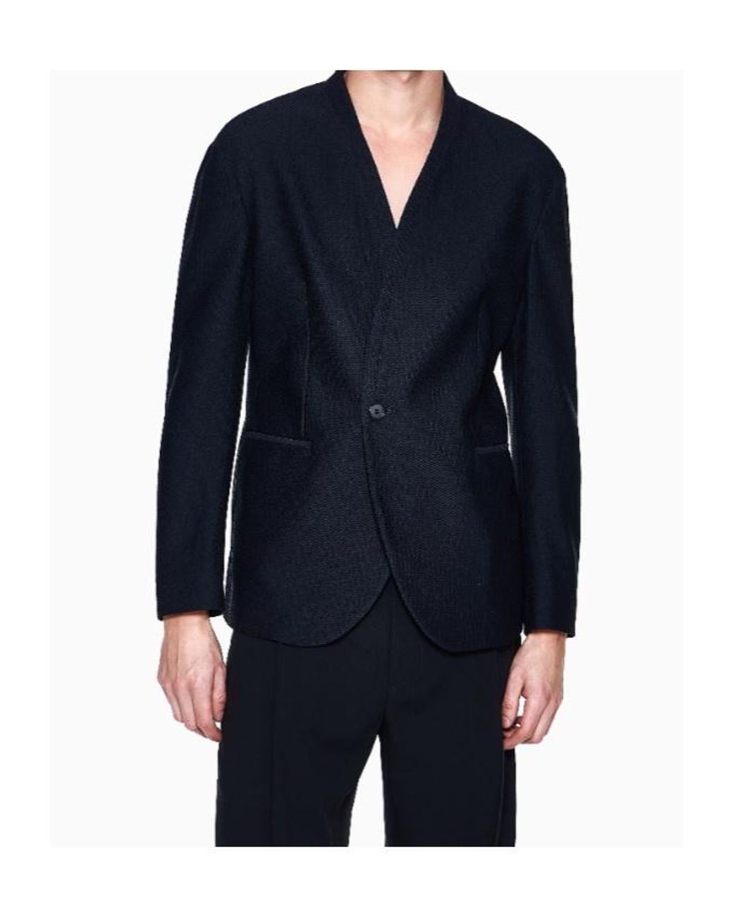 Giorgio Armani Blue Casual Jacket for men