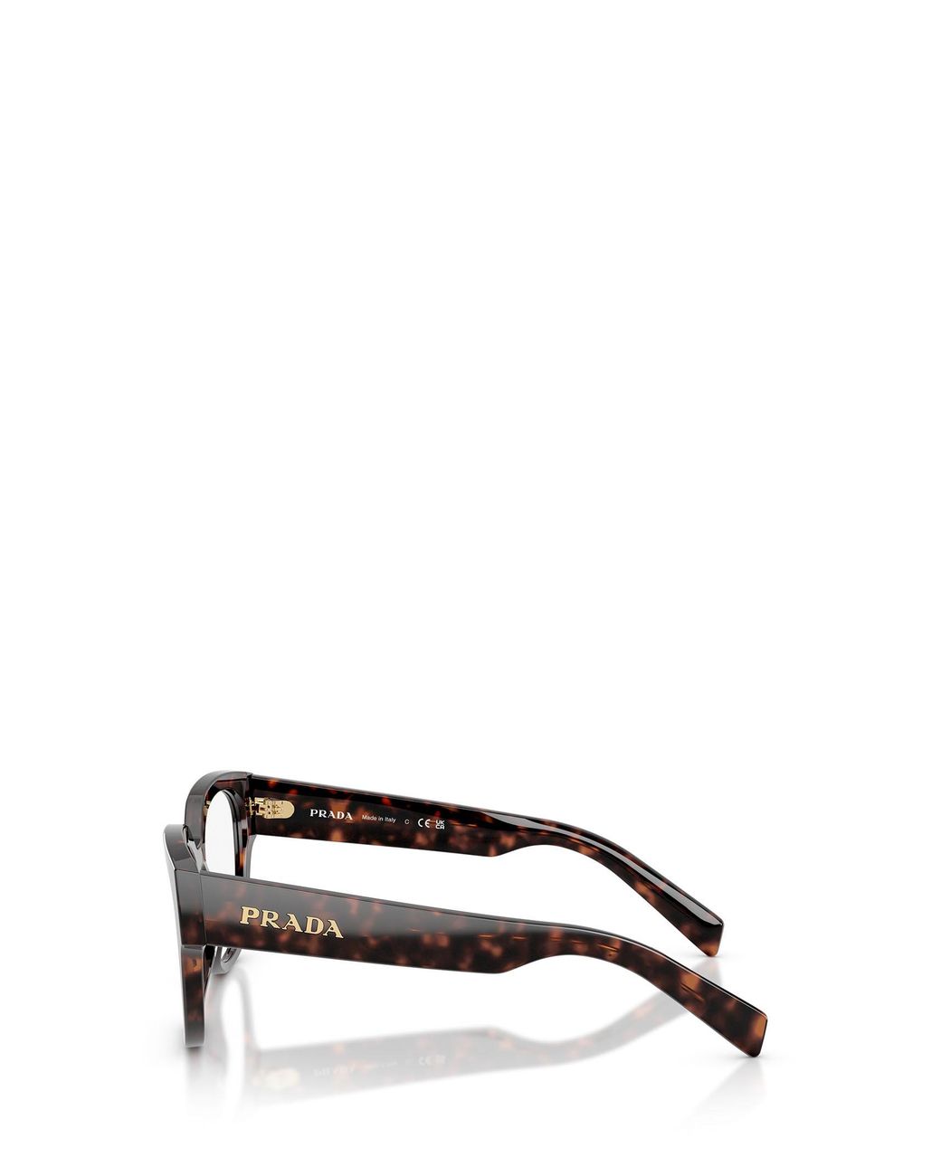 Prada White Eyewear Square Frame Glasses
