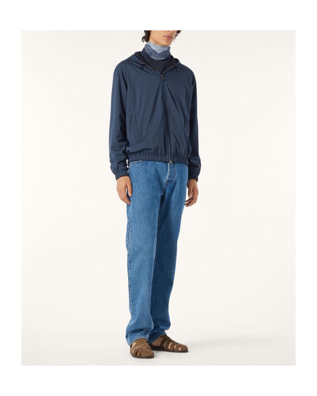 Loro Piana Blue Reversible Jacket for men