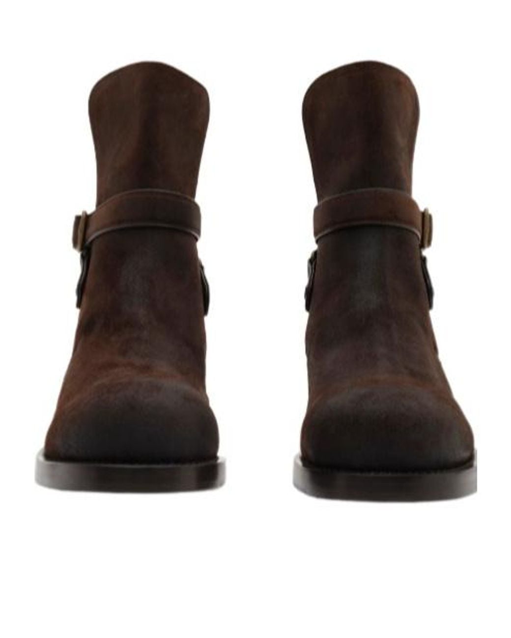Burberry Brown Ledger Jodhpur Buckled Boots for men