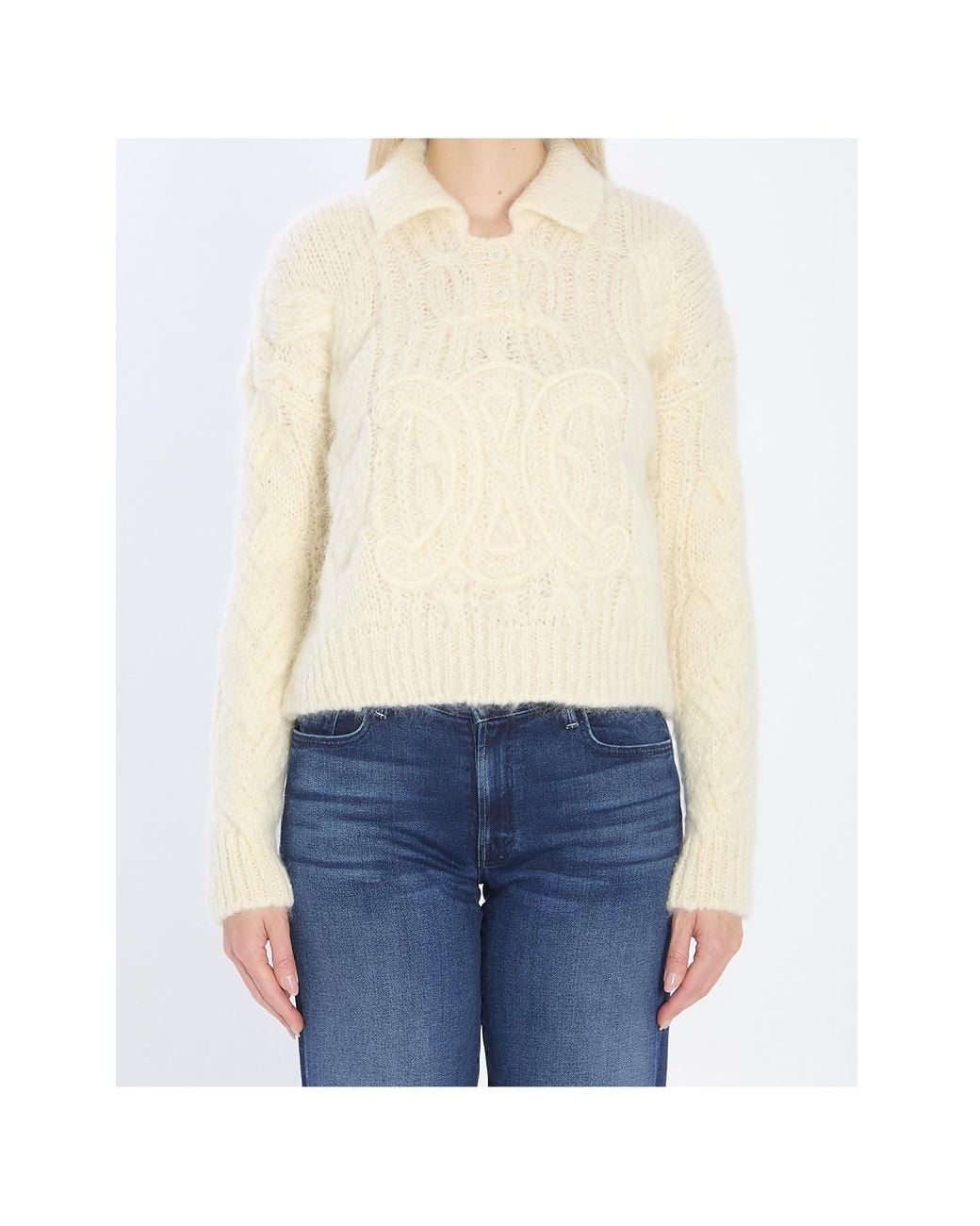 Céline White Sweater