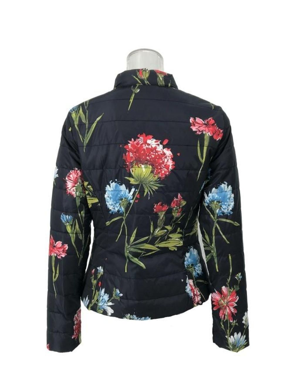 Max Mara Multicolor Long-Sleeved Down Jacket