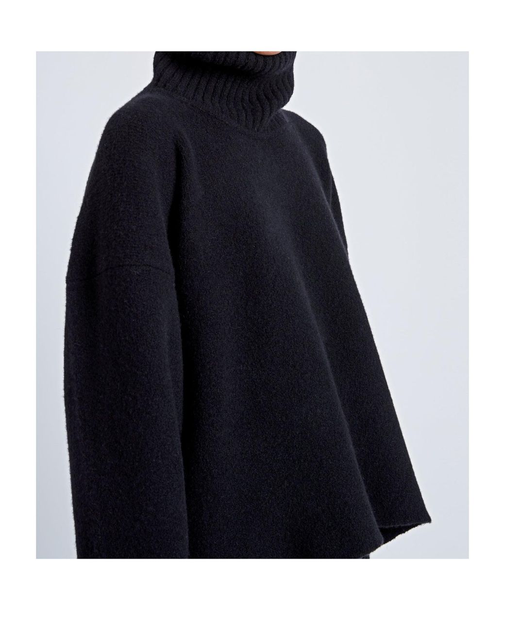 Proenza Schouler Blue Sandra Turtleneck Sweater
