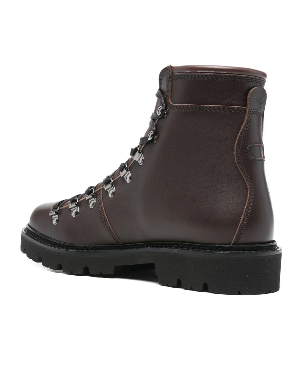Bally Brown Lace-Up Ankle Boots for men