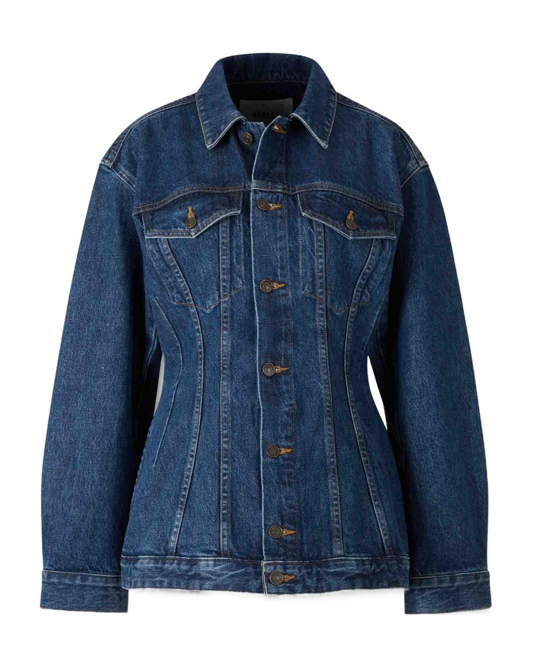 Agolde Blue Waist-Cinching Jacket