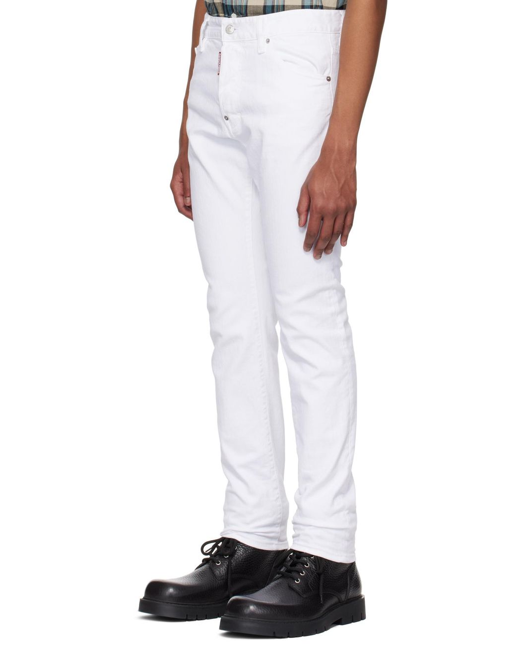 DSquared² White Cool Guy Slim-Fit Jeans for men